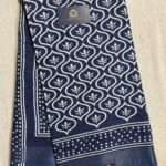 LINEN INDIGO BLOCKPRINT